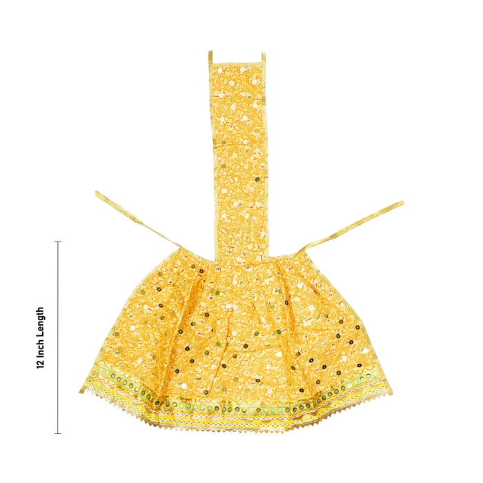 Amman Pavadai - 12 Inches | Deity Vastram / Devi Dress / Decorative Mata Rani Poshak