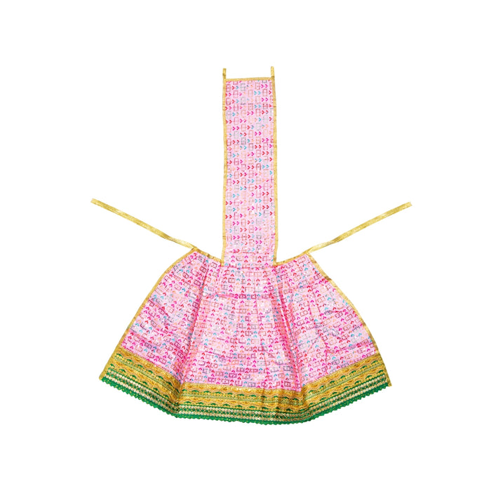 Amman Pavadai - 14 Inches | Mata Rani Poshak/ Devi Dress/ Lehenga Patka For Deity
