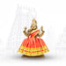 Amman Pavadai - 7 x 14 Inches | Mata Dress/ Devi Vastra/ Golden Border Mata Poshak for Deity/ Assorted Colour - Devi Dress