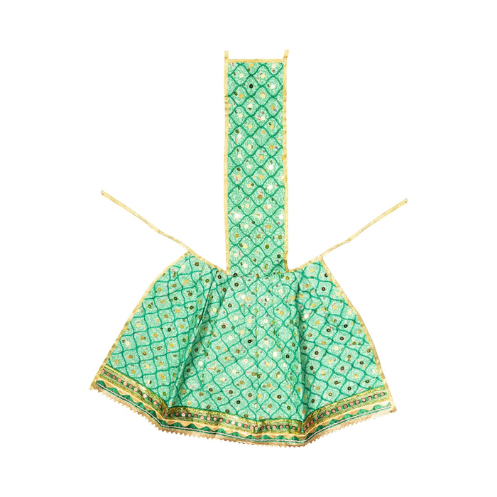 Lehanga Patka - 15 Inches | Deity Vastram / Devi Dress / Amman pavadai / Mata Rani Poshak