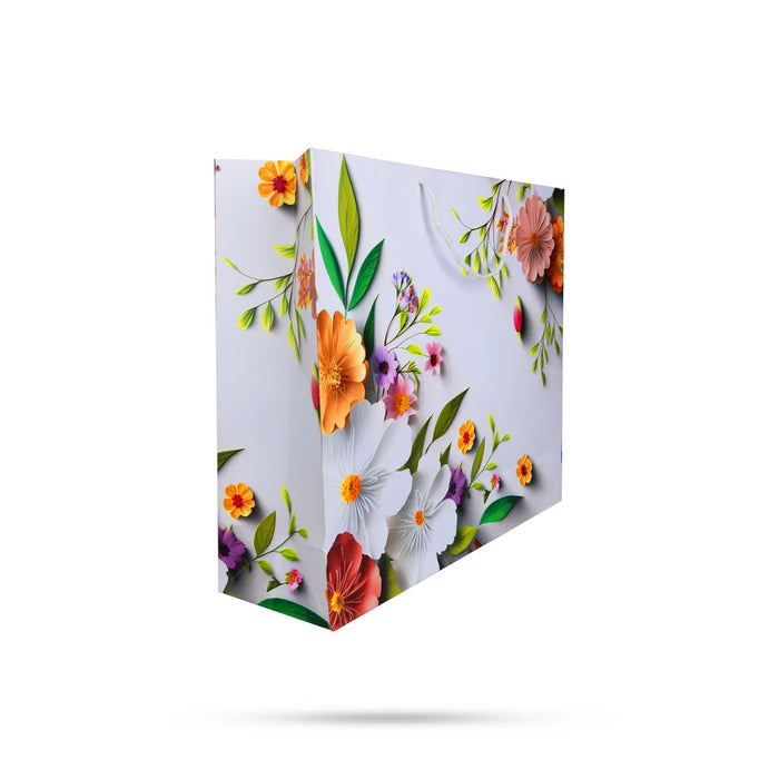 Paper Bag With Handle - 17 X 19.5 X 6 Inches | Carry Bag/ Gift Bag/ Paper Shopping Bag