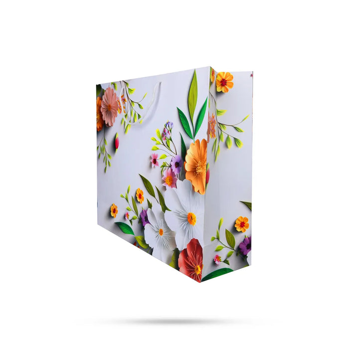 Paper Bag With Handle - 17 X 19.5 X 6 Inches | Carry Bag/ Gift Bag/ Paper Shopping Bag