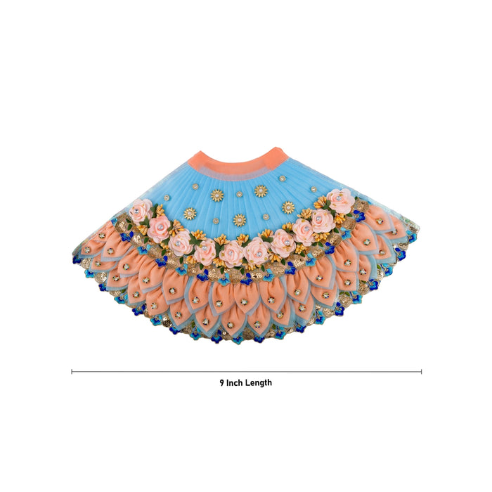Radha Krishna Dress Set - 9 Inches | Krishna And Radha Dress/ Krishna Radha Costume for Deity/ Assorted