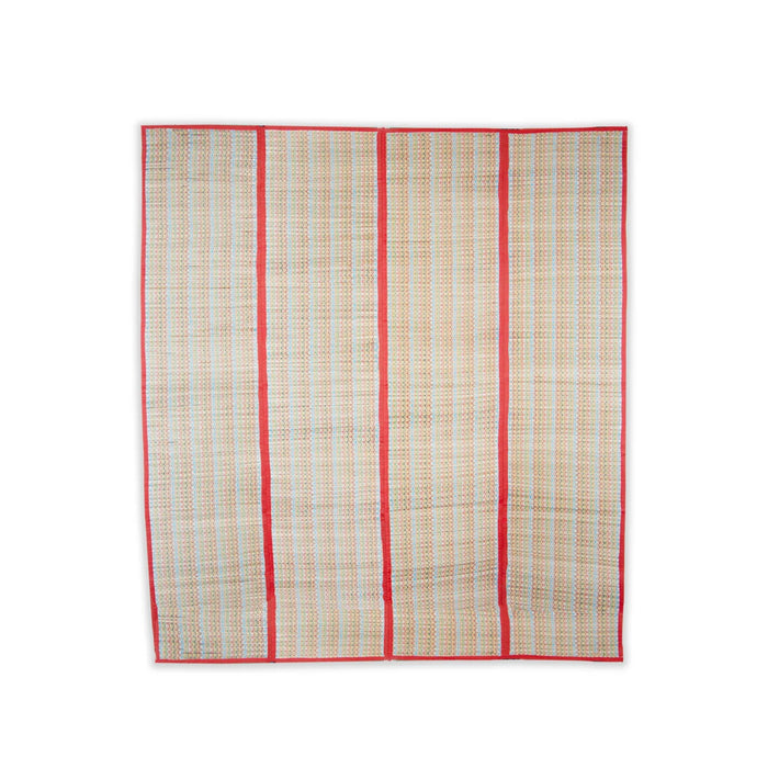 Yoga Mat - 6 x 6.25 Feet | Handmade Mat/ Korai Pai/ Sitting Mat for Pooja/ 1.780 Kgs - Yoga Mat & Aasan