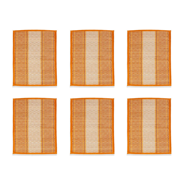 Table Mat - 16 x 11 Inches | 6+1 Set / Handmade Mat / Korai Pai/ Home & Kitchen Table Mat