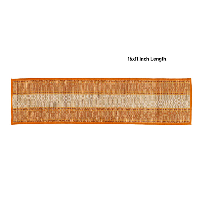 Table Mat - 16 x 11 Inches | 6+1 Set / Handmade Mat / Korai Pai/ Home & Kitchen Table Mat