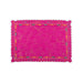 Asan Mat - 9.5 x 7 Inches | Velvet Aasan Mat/ Jari Border Pooja Aasan for Deity/ Assorted Colours/ 10 Gms Approx - Pooja Aasan & Bajot & Pooja Mat
