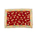 Asan Mat - 9.5 x 7 Inches | Velvet Aasan Mat/ Jari Border Pooja Aasan for Deity/ Assorted Colours/ 10 Gms Approx - Pooja Aasan & Bajot & Pooja Mat