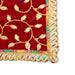 Asan Mat - 9.5 x 7 Inches | Velvet Aasan Mat/ Jari Border Pooja Aasan for Deity/ Assorted Colours/ 10 Gms Approx - Pooja Aasan & Bajot & Pooja Mat