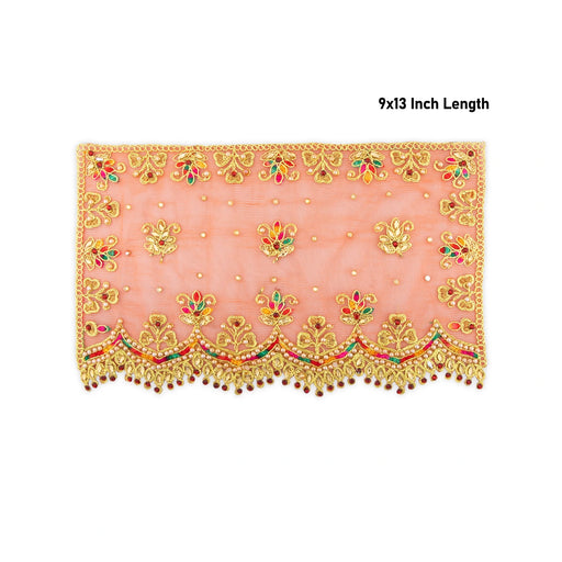 Chunri - 9 x 13 Inches | Mata Chunari/ Chunri for Deity/ Assorted Colour - Devi Dress