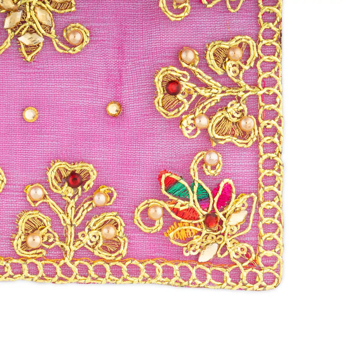 Chunri - 9 x 13 Inches | Mata Chunari/ Chunri for Deity/ Assorted Colour - Devi Dress