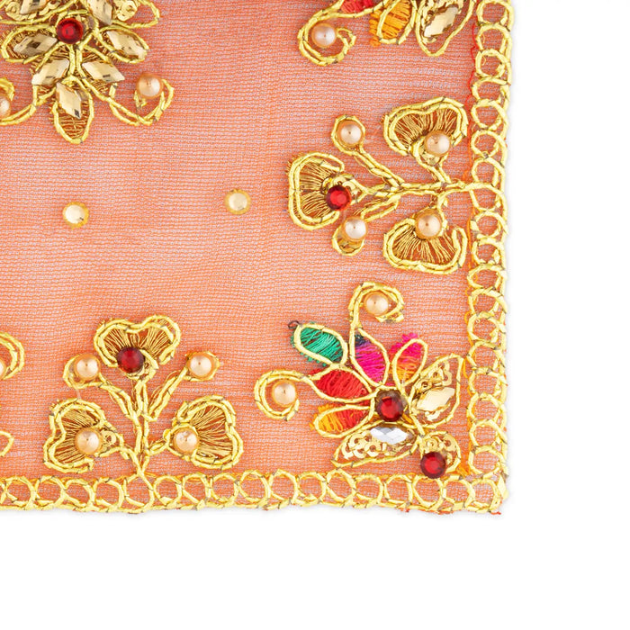 Chunri - 9 x 13 Inches | Mata Chunari/ Chunri for Deity/ Assorted Colour - Devi Dress