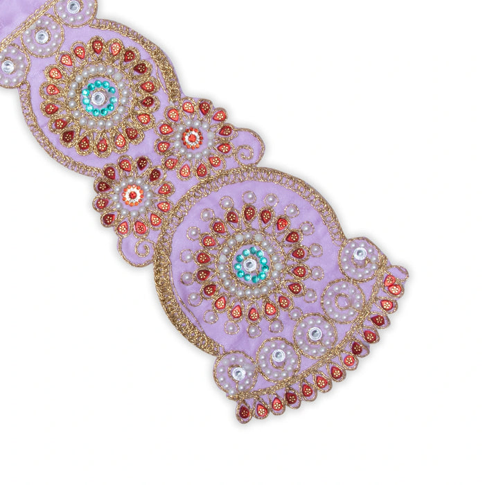 Angavastram - 36 Inches | Towel/ Beads Designed Thundu for Deity/ 55 Gms/ Assorted Colours - Shawls & Towels