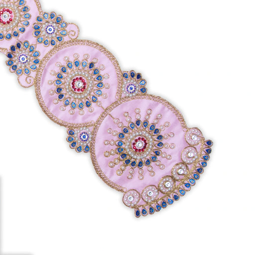 Angavastram - 48 Inches | Towel/ Beads Designed Thundu for Deity/ 85 Gms/ Assorted Colours - Shawls & Towels