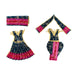 Radha Krishna Dress Set - 9 Inches | Velvet Radha Krishna Poshak/ Fancy Krishna And Radha Dress for Deity - Laddu Gopal, Krishna & Radha Rani Dress