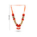 Artificial Garland - 9 Inches | Satin Garland/ Cloth Mala for Photo Frame/ Assorted Design & Colour - Mala