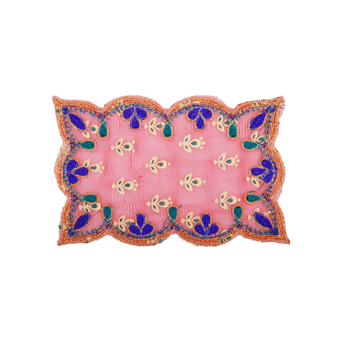 Chunri - 6.5 x 4 Inches | Mata Chunari/ Chunri for Deity/ Assorted Design - Devi Dress