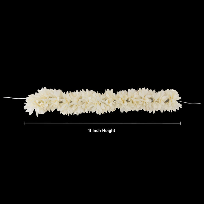 Artificial Flower - 11 Inches | Artificial Gajra/ Bridal Veni/ Artificial Hair Flower for Decoration