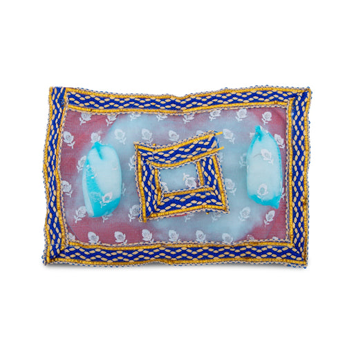 Laddu Gopal Asan - 5 Inches | Kanha Ji Asan/ Gadi Set/ Gaddi Set for Deity - Deity Accessories