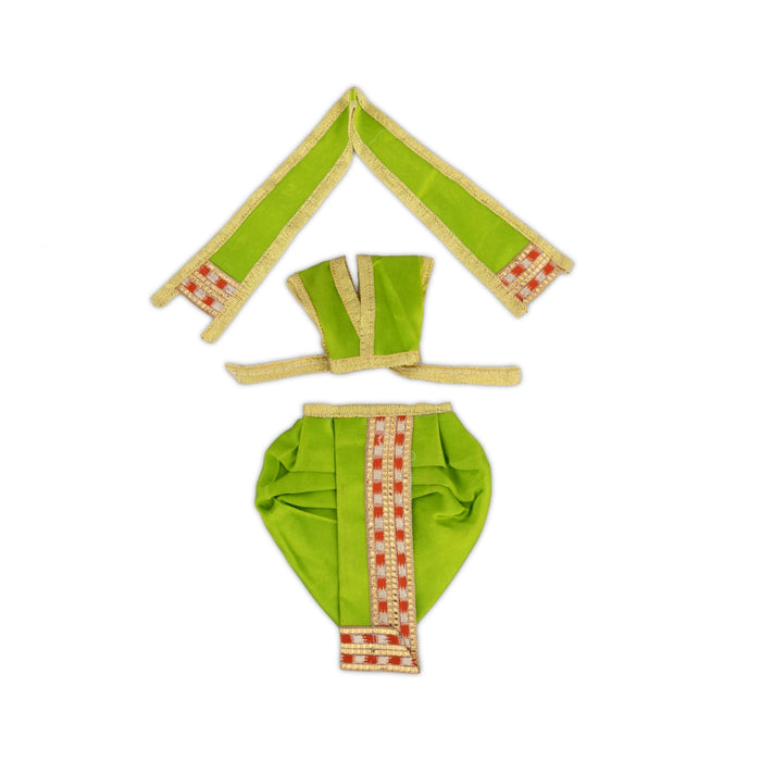 Krishna Dress - 15 Inches | Krishna Costume/ Kanha Ji Dress for Deity - Laddu Gopal Dress