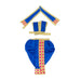 Krishna Dress - 15 Inches | Krishna Costume/ Kanha Ji Dress for Deity - Laddu Gopal Dress