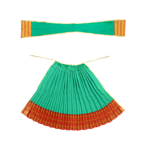 Amman Pavadai - 18 X 32 Inches | Mata Rani Poshak / Lehenga Patka / Devi Dress For Deity Decor - Devi Dress