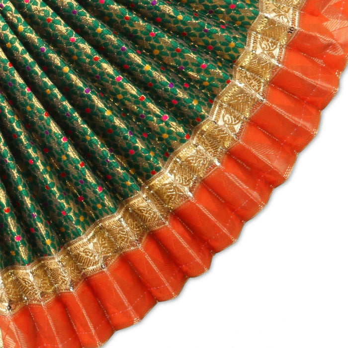 Amman Pavadai - 12 X 18 Inches | Mata Dress/ Devi Vastra/ Mata Poshak for Deity/ Assorted Colours