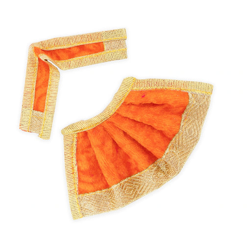 Amman Pavadai - 2 Inches | Velvet Devi Vastra/ Lehenga Patka/ Mata Poshak for Deity/ Assorted Colour - Devi Dress