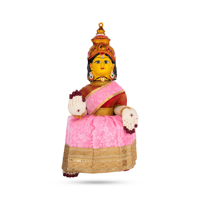 Devi Dress - 8 x 14 Inches | Mata Rani Poshak/ Velvet Amman Pavadai for Deity