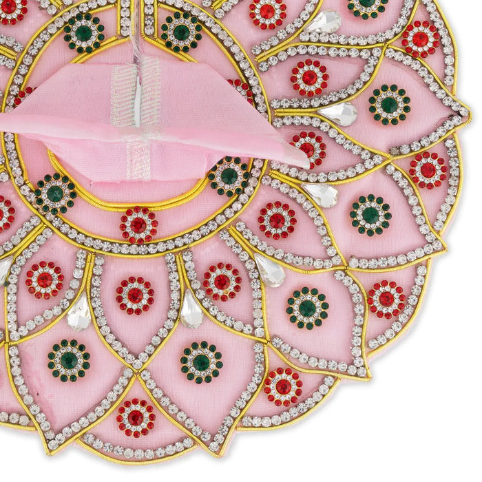 Krishna Dress - 5.5 Inches | Stone Work Laddu Gopal Ji Dress / Kanha Dress for Deity / Gol Poshak - Laddu Gopal, Krishna & Radha Rani Dress