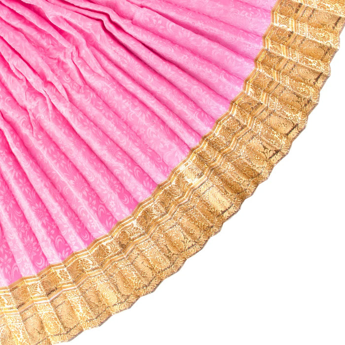 Amman Pavadai - 24 x 29 Inches | Velvet Mata Dress/ Golden Border Devi Vastra/ Mata Poshak for Deity/ Assorted Colours