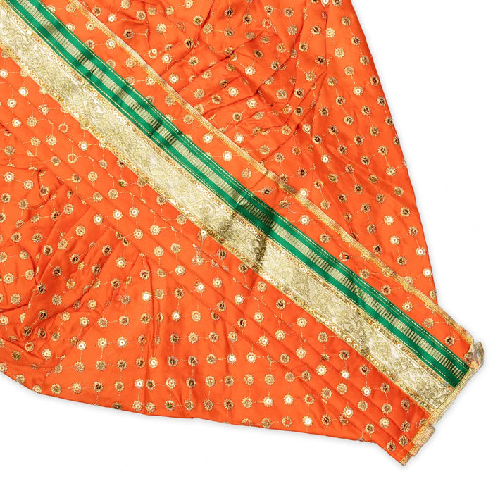 Readymade Panchakacham With Angavastram - 24 x 17.5 Inches | Mixed Design Dhoti And Towel for Men - Veshti & Dhoti