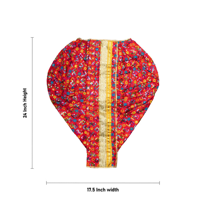 Readymade Panchakacham With Angavastram - 24 x 17.5 Inches | Mixed Design Dhoti And Towel for Men - Veshti & Dhoti