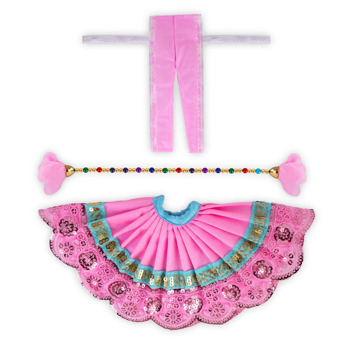 Krishna Dress - Size 5 | 10.5 Inches Dia/ Kanha Ji Dress/ Krishna Fancy Dress for Laddu Gopal - Laddu Gopal, Krishna & Radha Rani Dress