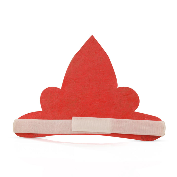 Moti Crown - 7.5 Inch | Kireedam/ Mukut/ Kiritam for Deity/ Assorted Design - Head & Face Accessories