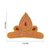 Moti Crown - 7.5 Inch | Kireedam/ Mukut/ Kiritam for Deity/ Assorted Design - Head & Face Accessories