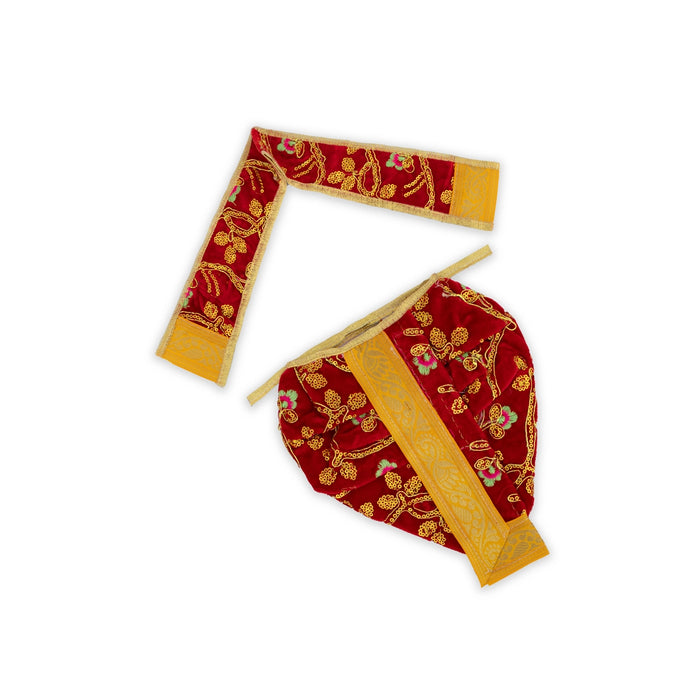 Krishna Dress - 8 Inches | Kanha Dress/ Krishna Fancy Dress for Deity - Laddu Gopal Dress