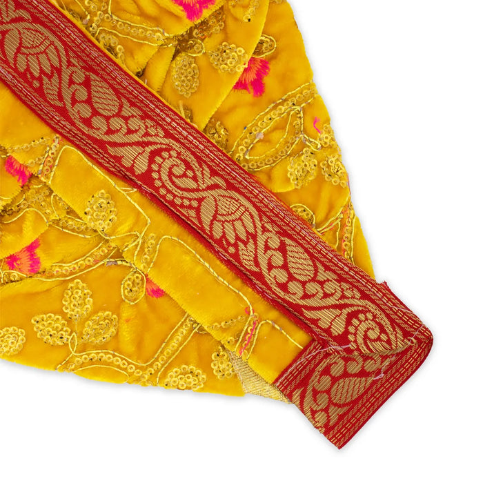 Krishna Dress - 8 Inches | Kanha Dress/ Krishna Fancy Dress for Deity - Laddu Gopal Dress