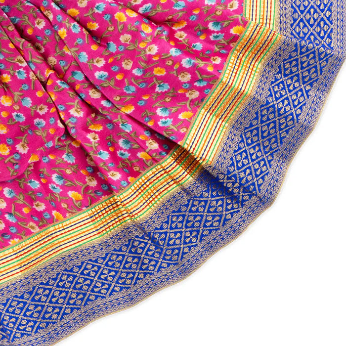 Devi Dress - 10 x 19 Inches | Silk Border Design Mata Dress/ Devi Vastra for Deity - Devi Dress