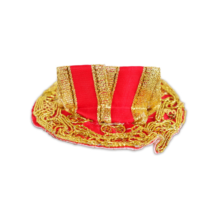 Krishna Dress - 1 x 3 Inches | Kanha Ji Dress/ Embroidery Design Laddu Gopal Ji Dress for Deity - Laddu Gopal, Krishna & Radha Rani Dress