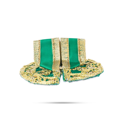 Krishna Dress - 1 x 3 Inches | Kanha Ji Dress/ Embroidery Design Laddu Gopal Ji Dress for Deity - Laddu Gopal, Krishna & Radha Rani Dress