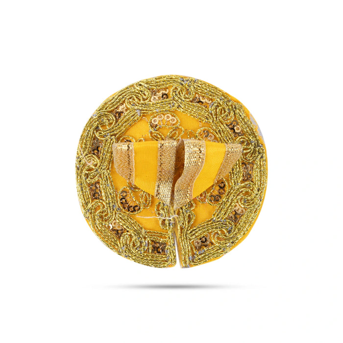 Krishna Dress - 1 x 3 Inches | Kanha Ji Dress/ Embroidery Design Laddu Gopal Ji Dress for Deity - Laddu Gopal Dress