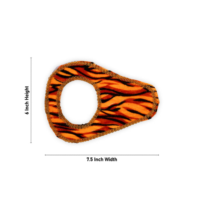 Shivling Poshak - 6 x 7.5 Inches | Shivling Dress/ Shivling Jaladhari Poshak for Deity - Bhagwan Vastra