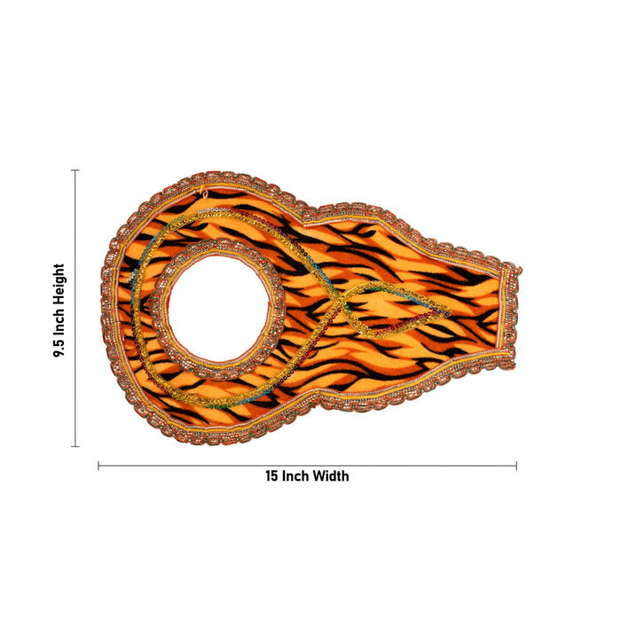 Shivling Poshak - 9.5 x 15 Inches | Shivling Dress/ Shivling Jaladhari Poshak for Deity - Bhagwan Vastra