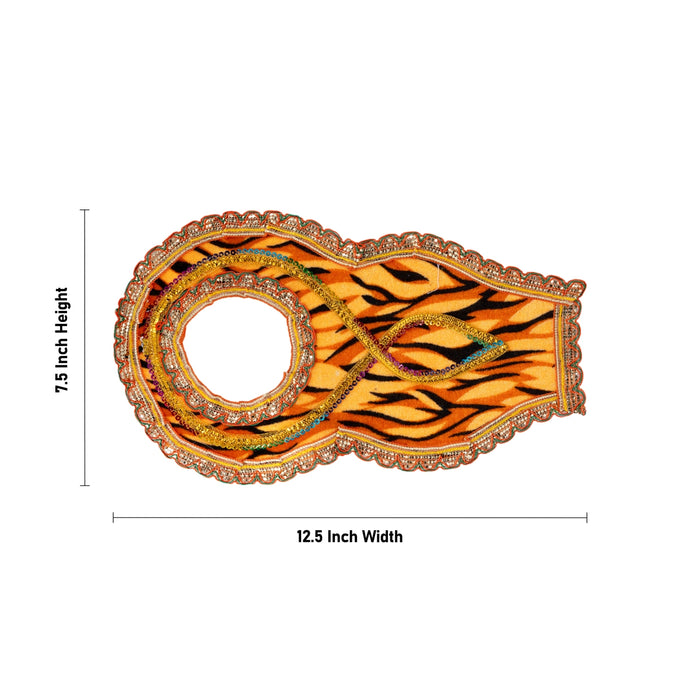 Shivling Poshak - 7.5 x 12.5 Inches | Shivling Dress/ Shivling Jaladhari Poshak for Deity - Bhagwan Vastra