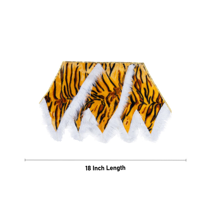 Mahadev Costume - 18 Inches | Velvet Shivan Costume/ Shivji Dress/ Shivan Dress for Deity - Bhagwan Vastra