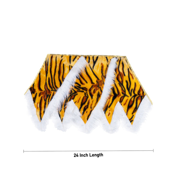 Mahadev Costume - 24 Inches | Velvet Shivan Costume/ Shivji Dress/ Shivan Dress for Deity - Bhagwan Vastra