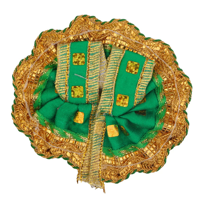 Krishnar Dress  - 3  Inches |  Satin Krishna Idol Dress/ Krishna Idol Satin Clothes for Murti/ Assorted Colour - Laddu Gopal Dress