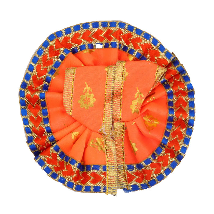 Krishnar Dress  - 3.5  Inches |  Satin Krishna Idol Dress/ Krishna Idol Satin Clothes for Murti/ Assorted Colour - Laddu Gopal Dress