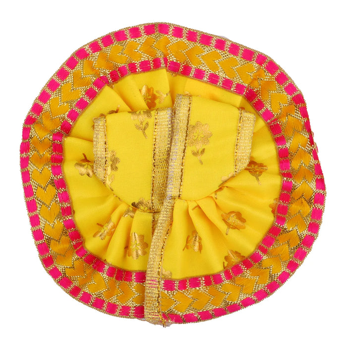 Krishnar Dress  - 3.5  Inches |  Satin Krishna Idol Dress/ Krishna Idol Satin Clothes for Murti/ Assorted Colour - Laddu Gopal Dress